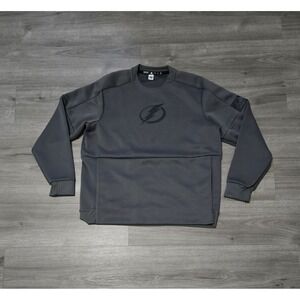 ADIDAS‎ NHL Tampa Bay Lightning Hockey Gray Pullover Men's Size XL